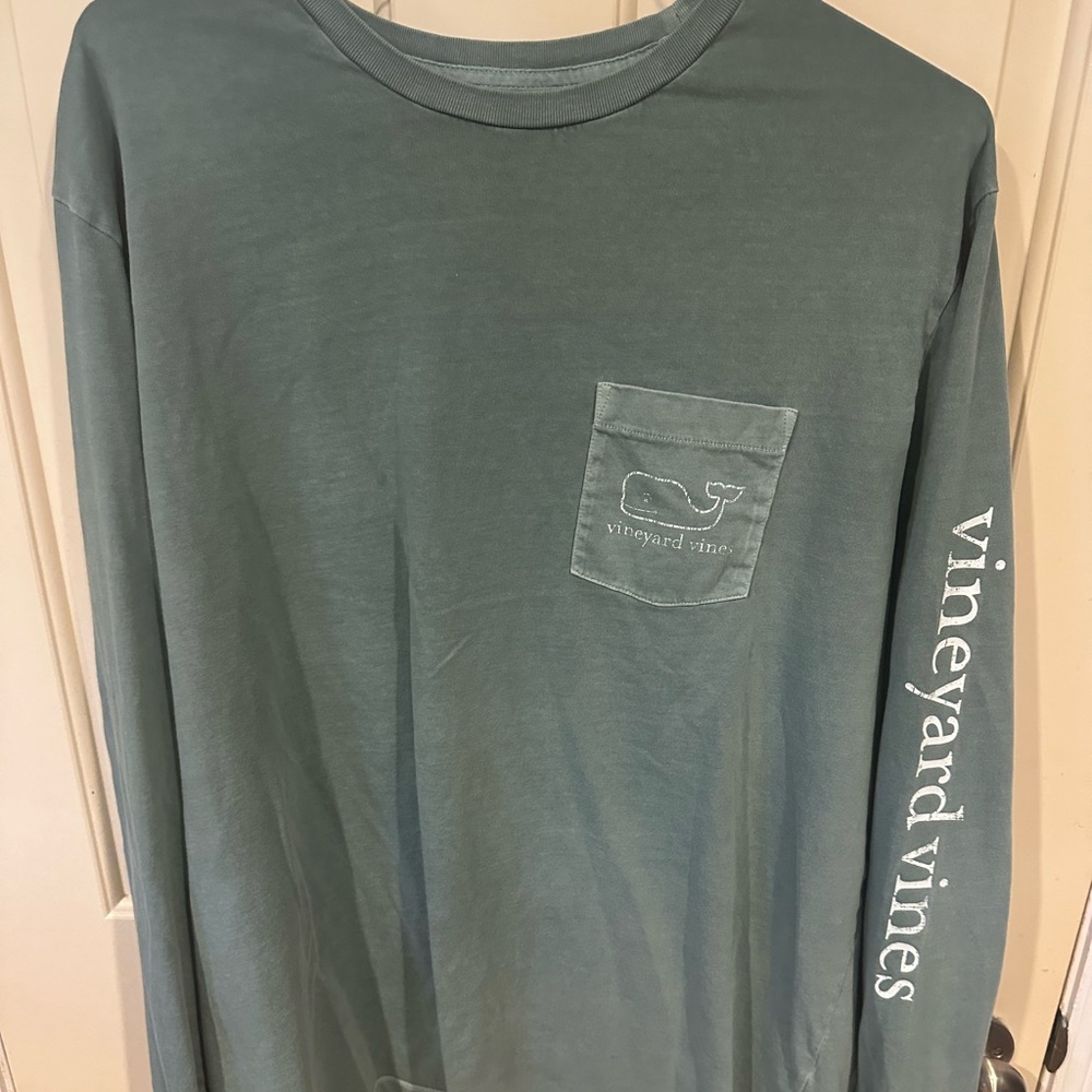Vineyard Vines L/S Tee - Men’s XXL - Mint Green